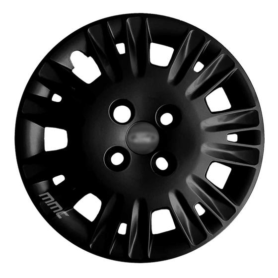 Imagem de 1x Calota NEW FIESTA Aro 14 Black Logo Aluminio 122cb