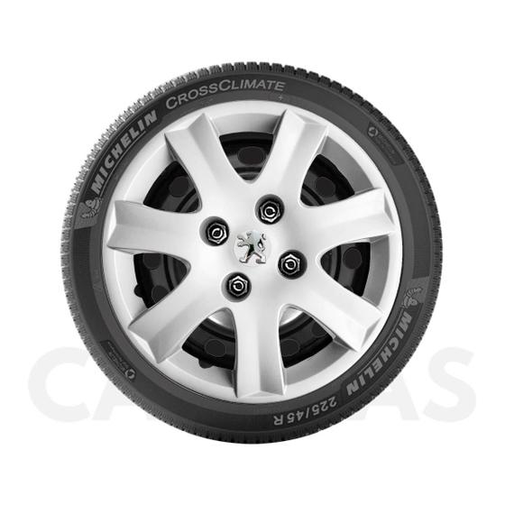 Imagem de 1x Calota Peugeot 206 207 208 Aro 14 com Emblema Boton 867cb