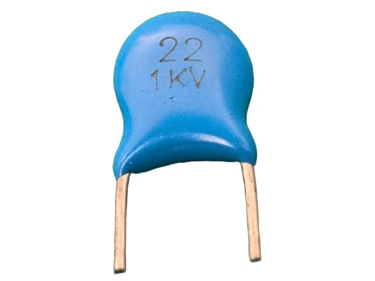 Imagem de 1x Capacitor Ceramico 22pf/1kv 10% Pre Epox