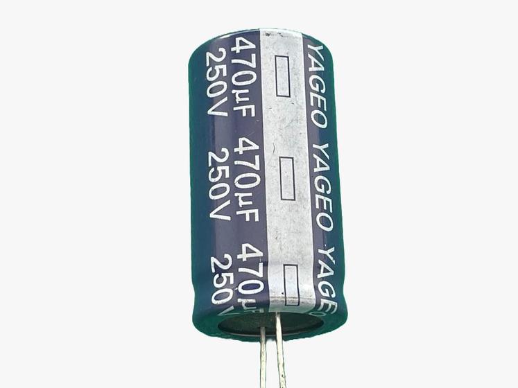 Imagem de 1x Capacitor Eletrolitico 470uf/250v 85 22x40mm Yageo