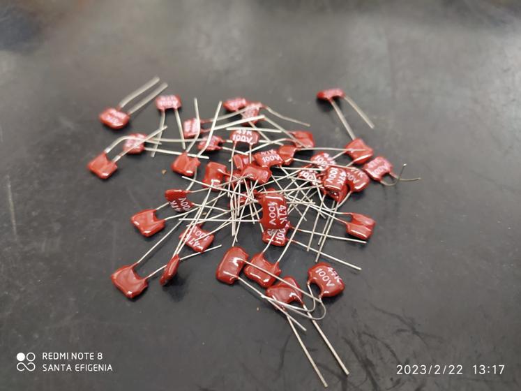Imagem de 1x Capacitor Mica Prata 47pf/100v 10% Cm0 Icl