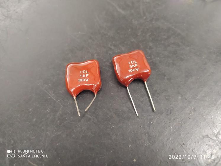 Imagem de 1x Capacitor Mica Prata 5nf/100v = 5k/100v 1% Icl