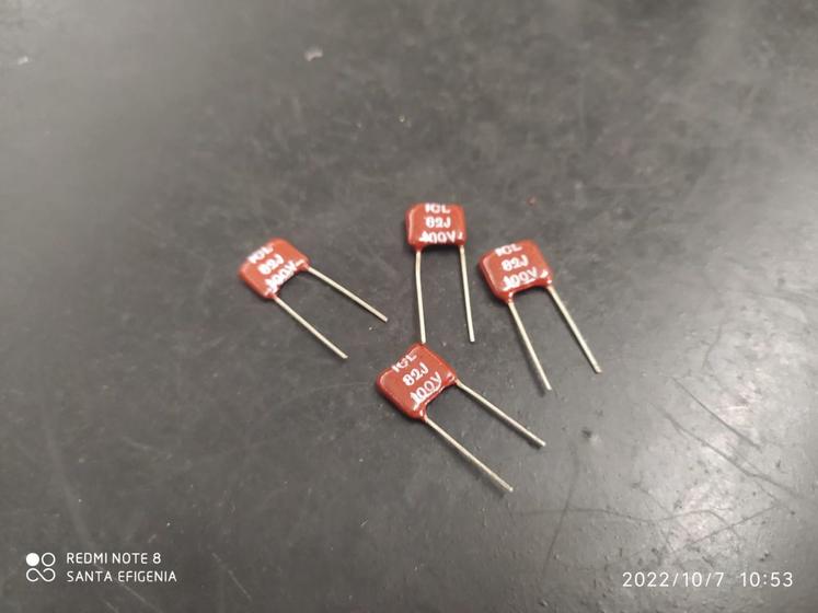 Imagem de 1x Capacitor Mica Prata 82pf/100v 5% Icl