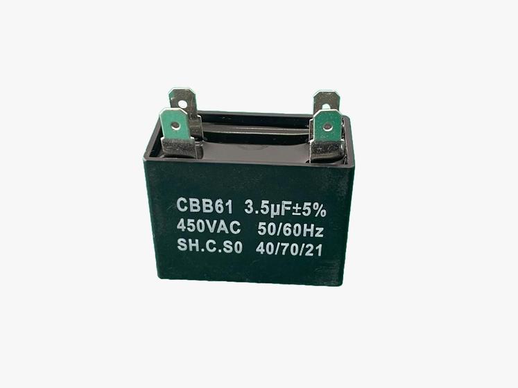 Imagem de 1x Capacitor Partida 3,5uf/450v Faston 38x19x30mm