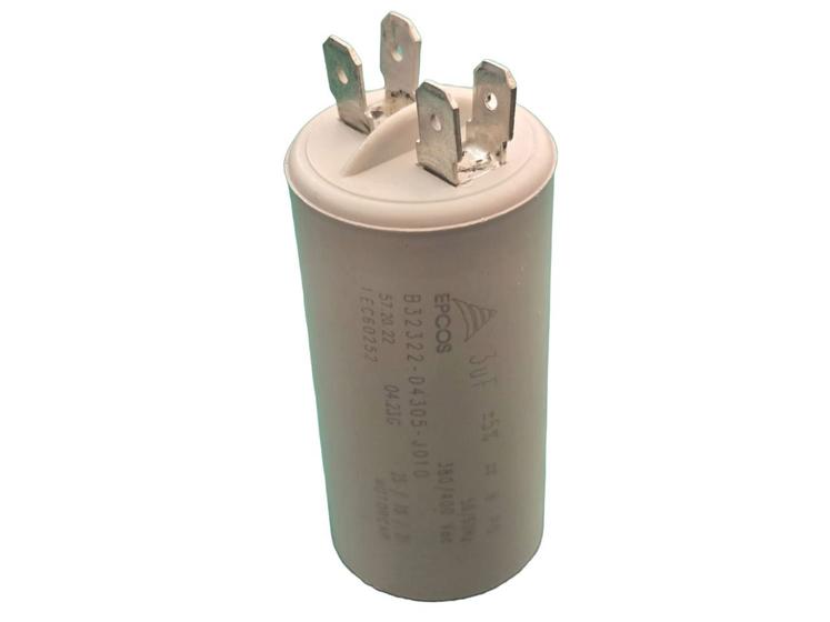 Imagem de 1x Capacitor Partida 3uf/380-400v Faston 5% 30x62mm Epcos