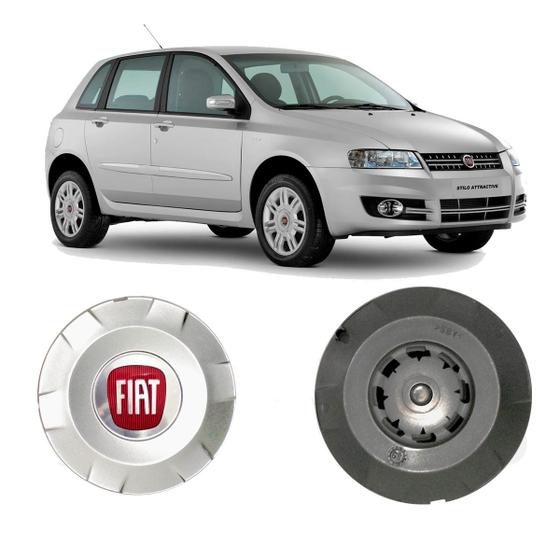 Imagem de 1x Centro de Roda Fiat Stilo 2003 a2011 Aro 15 Roda Original