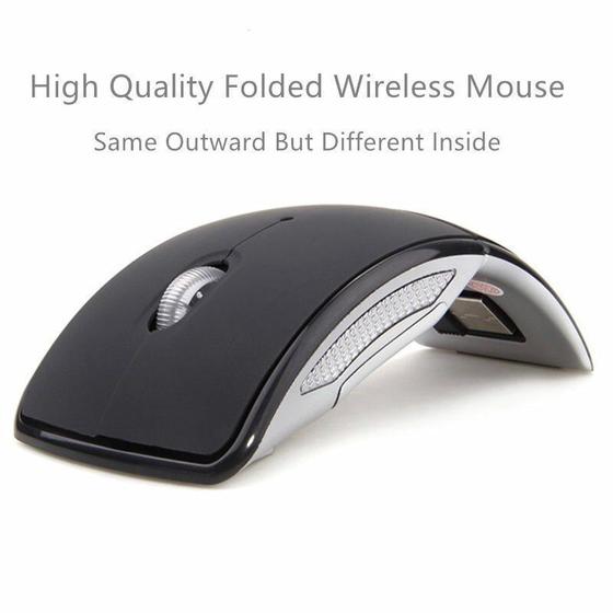 Imagem de 2.4g dobrável mouse sem fio ergonomia mouse conforto mouse mouses