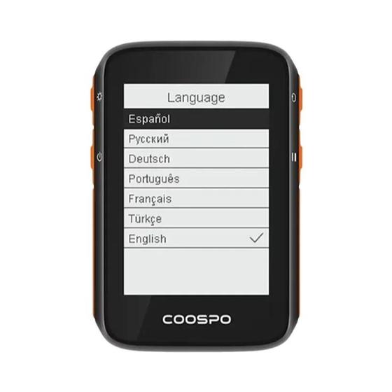 Ordinateur De Vélo GPS Coospo BC200 écran 2,6" Bluetooth - Neuf