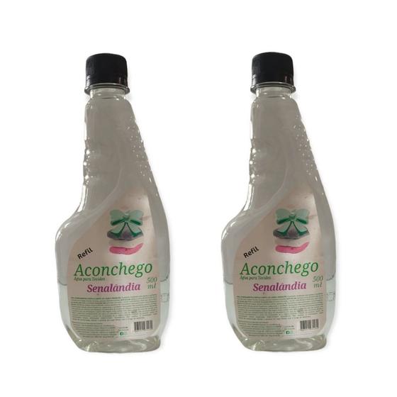 Imagem de 2 Água Facilitador Passar Roupa Refil 500ml Baby Aconchego Lírios do Campo Lilac Floral - Envio Já