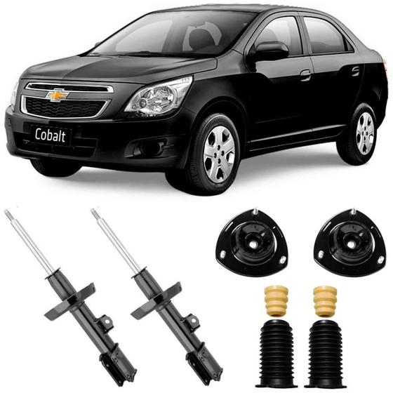 Imagem de 2 Amortecedor Chevrolet Cobalt 2012 a 2017 Dianteiro Passageiro Nakata e Kit