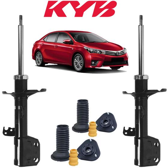 2 Amortecedor Corolla New Kayaba + Batentes Dianteiro Novos Menor preço em 2 Amortecedor Corolla New Kayaba + Batentes Dianteiro Novos
