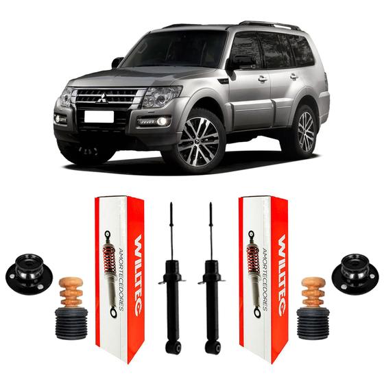 Imagem de 2 Amortecedor Kit Batente Dianteiro Pajero Full 2015 2016 17