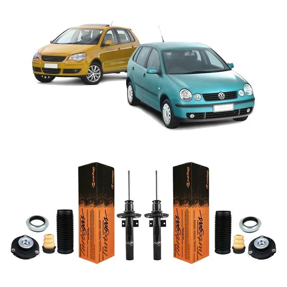 Imagem de 2 Amortecedor Kit Suspensão Dianteira Volks Polo 2002 A 2016