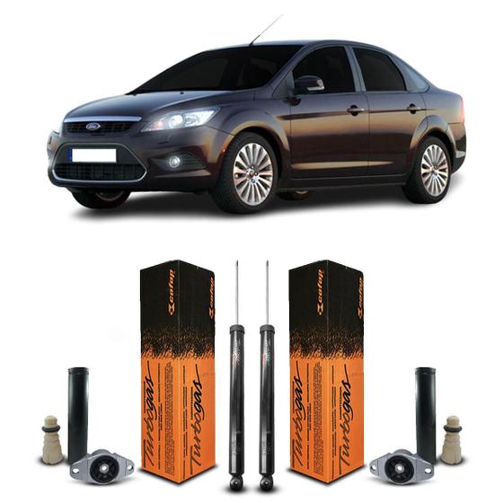 Imagem de 2 Amortecedor Kit Suspensão Traseira Ford Focus 2008 A 2013