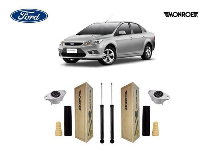 Imagem de 2 Amortecedor + Kit Traseiro Focus Sedan 2010 2011 2012 2013