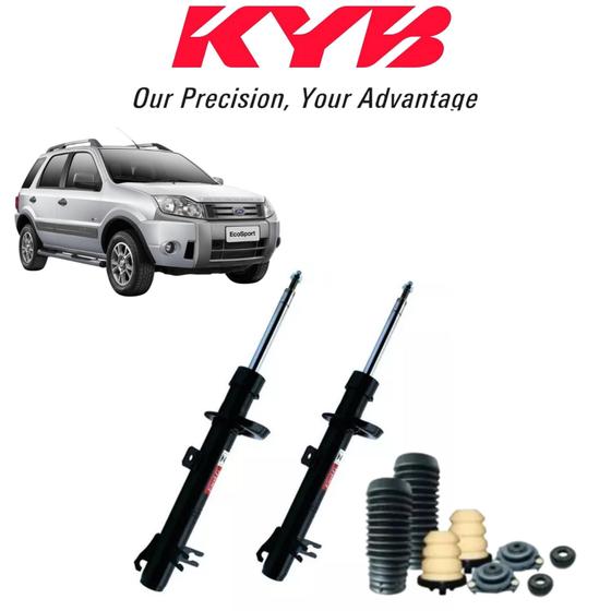 Imagem de 2 Amortecedor Original Kayaba Dianteiro+Kit Completo Ford Ecosport 4x2 2004 2005