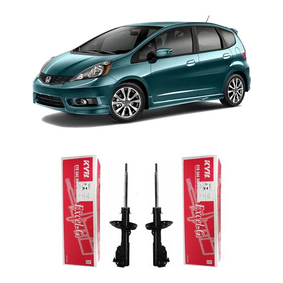 Imagem de 2 Amortecedores Suspensão Dianteira Honda Fit 2012 2013 2014