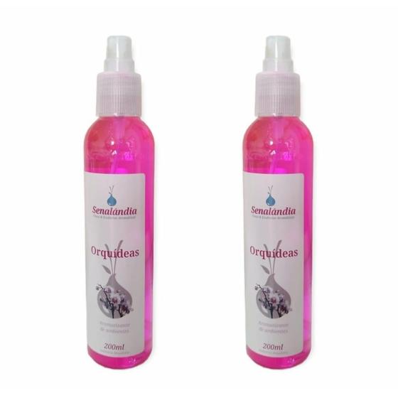 Imagem de 2 Aromatizador Ambiente Odorizador Spray Perfumado De Borrifar 200ml Marca Senalândia - Envio Já