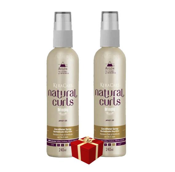 Imagem de 2 Avlon Keracare Natural Curls Cocowater Spray 240Ml