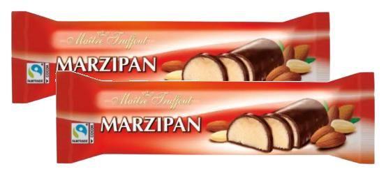 Imagem de 2 barra truffout marzipan com cobertura de chocolate 100g