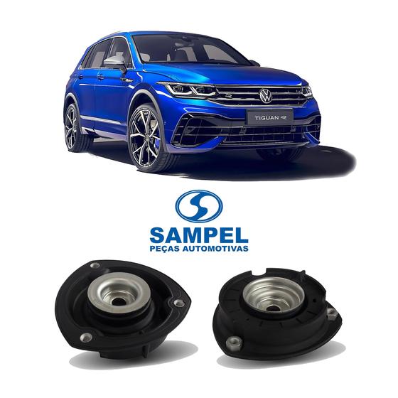 Imagem de 2 Batedor Coxim Dianteiro Volkswagen Tiguan 2018 2019 2020