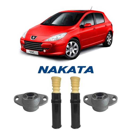 Imagem de 2 Batedor Coxim Nakata Traseiro Peugeot 307 2009 2010 2011