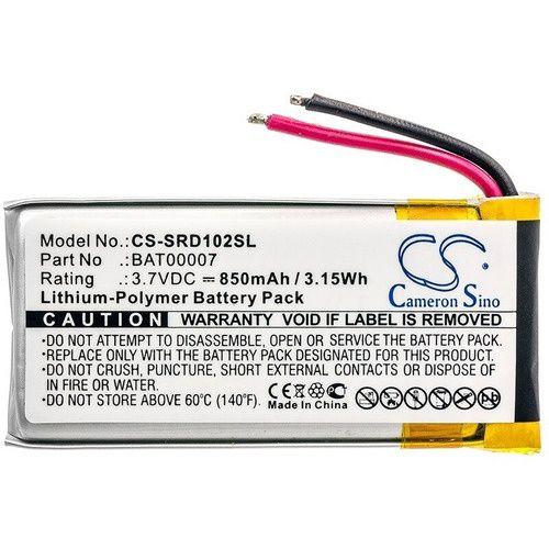 Imagem de 2 Baterias Packtalk 850mah 3,7v Bat00007 Cs-srd102sl -