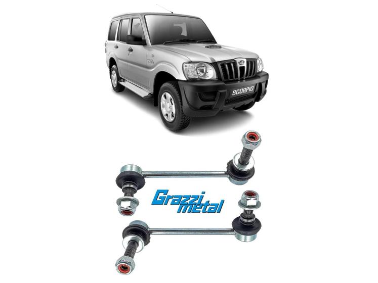 Imagem de 2 Bieleta Barra Dianteira Mahindra Scorpio 2008 2009 2010 11