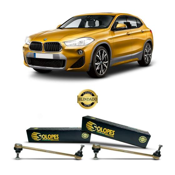 Imagem de 2 Bieleta Tirante Estabilizadora Reforçada Suspensão Dianteira Bmw X2 F39 2018 2019 2020 2021 2022