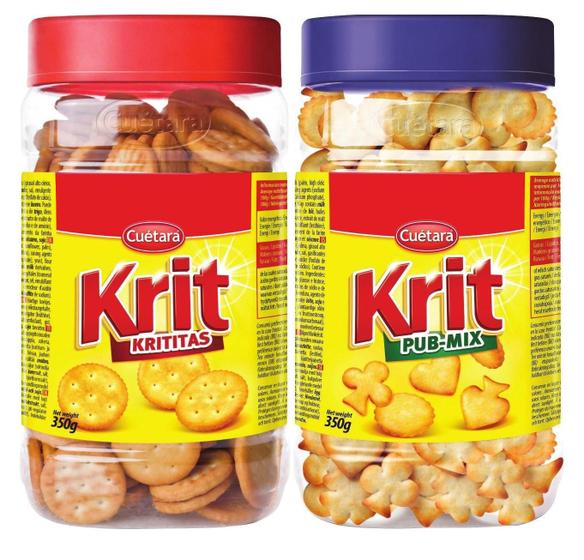 Imagem de 2 Biscoitos Sortidos Krit Krititas + Pub Mix Cuetara 350G