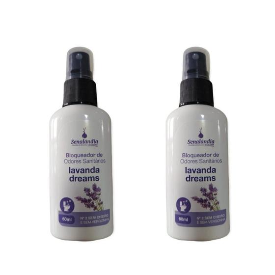 Imagem de 2 Bloqueador de Odor Sanitário Pós Bariátrica Perfumado Potente Elimina Odor N2 de 60ml - Envio Já