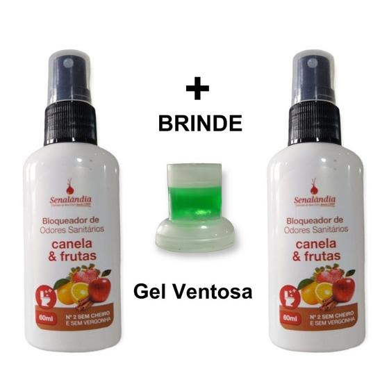 Imagem de 2 Bloqueador Odor Sanitário Banheiro Elimina Cheiro Free Coco Potente Forte N2 de 60ml - Envio Já