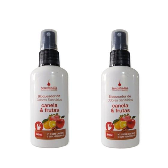 Imagem de 2 Bloqueador Odor Sanitário Banheiro Zero Cheiro Free Coco Potente Forte N2 de 60ml - Envio Já