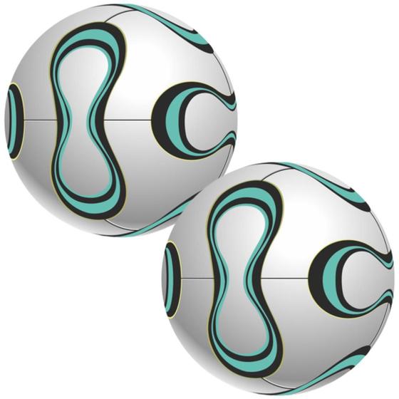 Imagem de 2 Bolas De Futebol Tamanho 5 Padrão Campo 260G Zippy Toys