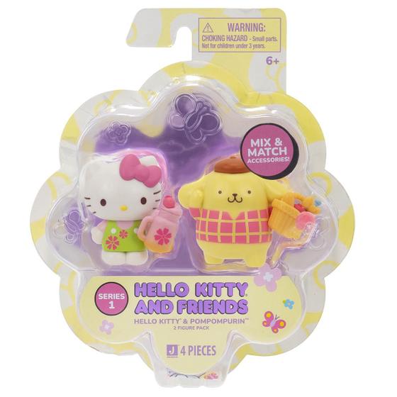 Imagem de 2 Bonecas Hello Kitty e Pompompurin Série 1 - Hello Kitty