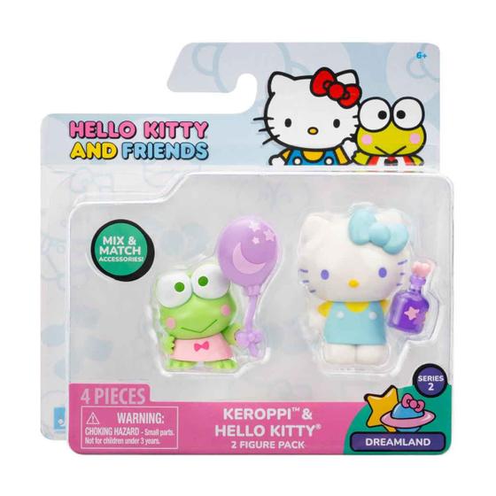 Imagem de 2 Bonecas Keroppi e Hello Kitty (Poção Azul) - Hello Kitty