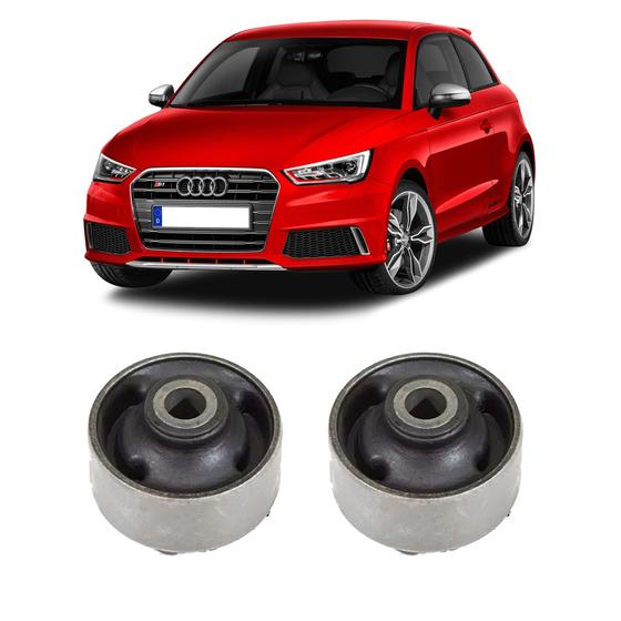 Imagem de 2 Borracha Maior Leque Dianteira Audi A1 2011 12 13 14 15 16