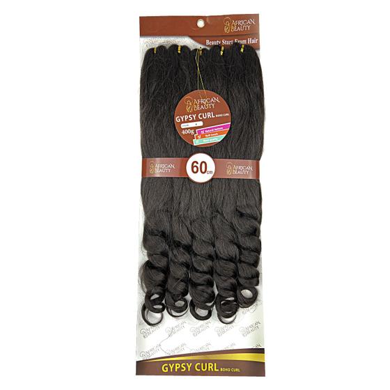 Imagem de 2 Cabelo Jumbo Boho Curl Gypsy Braids 400 Gr African + Anéis