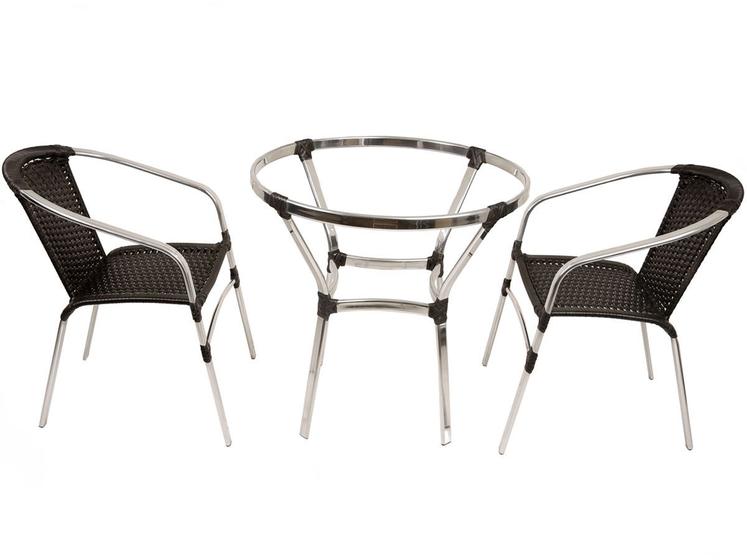 Imagem de 2 Cadeiras e Mesa Turin - Área externa, lazer, jardim, churrasqueira Nova