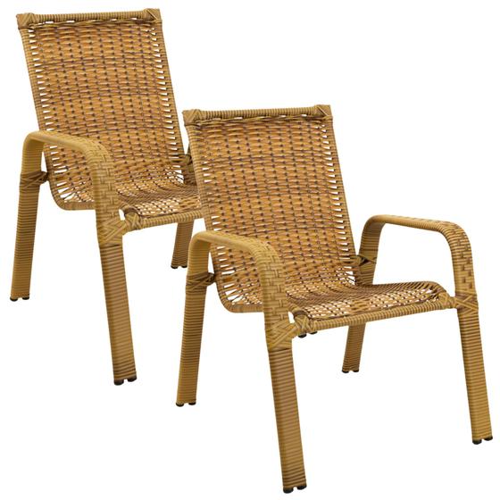 Imagem de 2 cadeiras imperial varanda area externa jardim