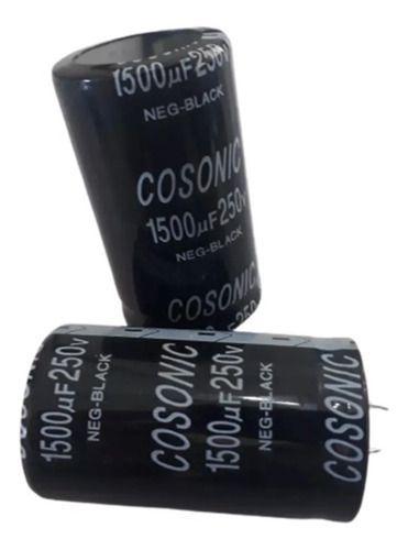 Imagem de 2 Capacitor Snap In 1500uf 250v 85c Cosonic Maquina De Solda