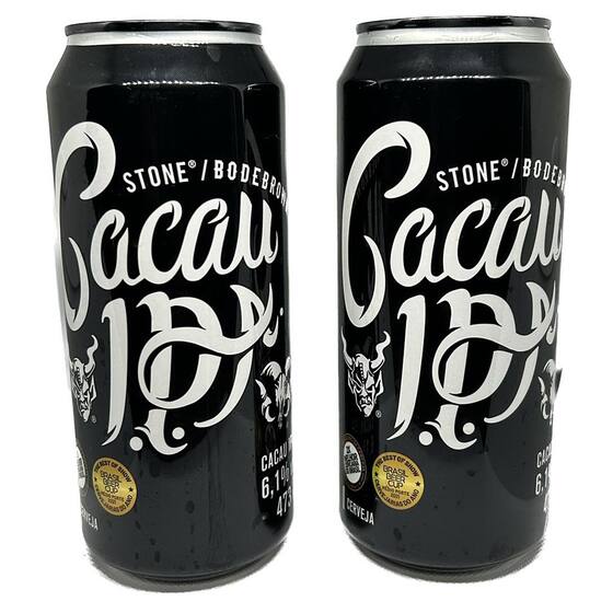 2 Cerveja Cacau Ipa lata 473ml Pale Ale Caramelo Bodebrown