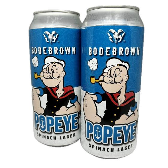 Imagem de 2 Cerveja Popeye Pilsner 473ml Puro Malte Spinach Larger