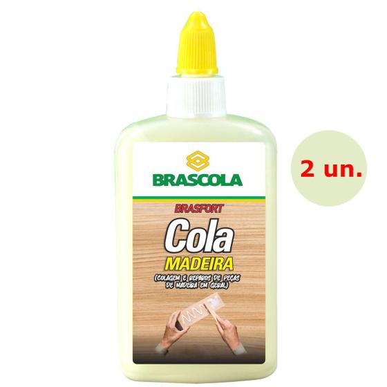 Imagem de 2 cola madeira 240gr brascola