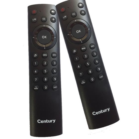 Imagem de 2 Controles Remotos 100% Original Century Midia Box B5 - B6 e midiabox B7