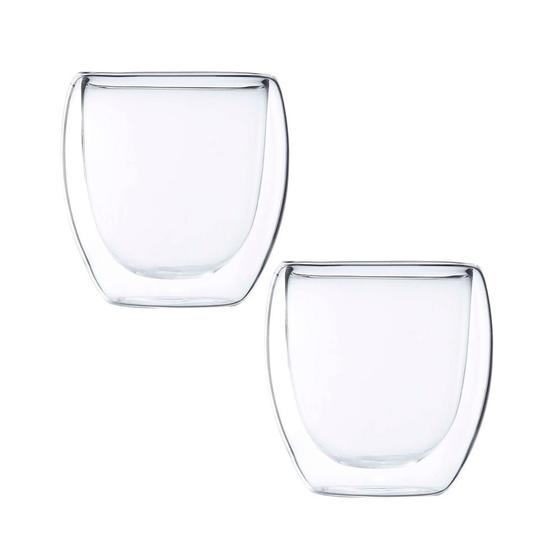 Imagem de 2 Copos com Parede Dupla Blend em Vidro 250ml Maxwell & Williams