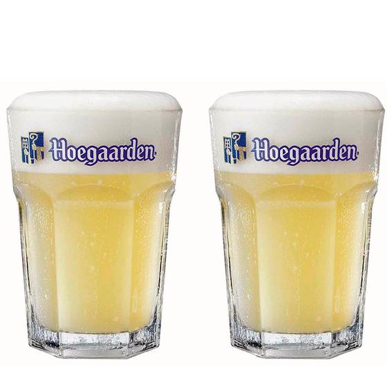 Imagem de 2 Copos de cerveja Hoegaarden 400ml - Embalagem Individual