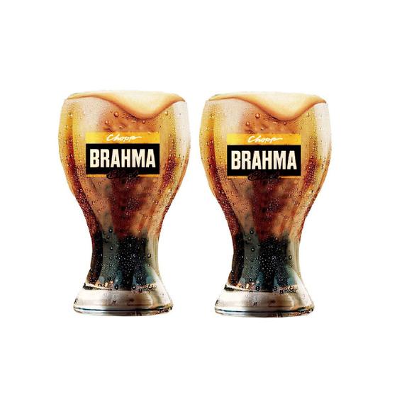2 Copos P Cerveja e Chopp Brahma Black 430ml - Ambev Oficial Menor preço em 2 Copos P Cerveja e Chopp Brahma Black 430ml - Ambev Oficial