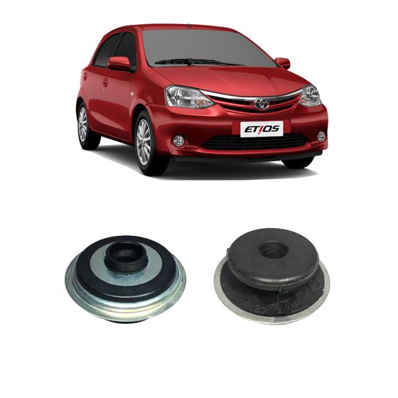 Imagem de 2 Coxim Amortecedor Traseiro Toyota Etios 2012 2013 2014 15