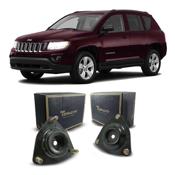 Imagem de 2 Coxim Batente Suporte Dianteiro Jeep Compass 2007 A 2015